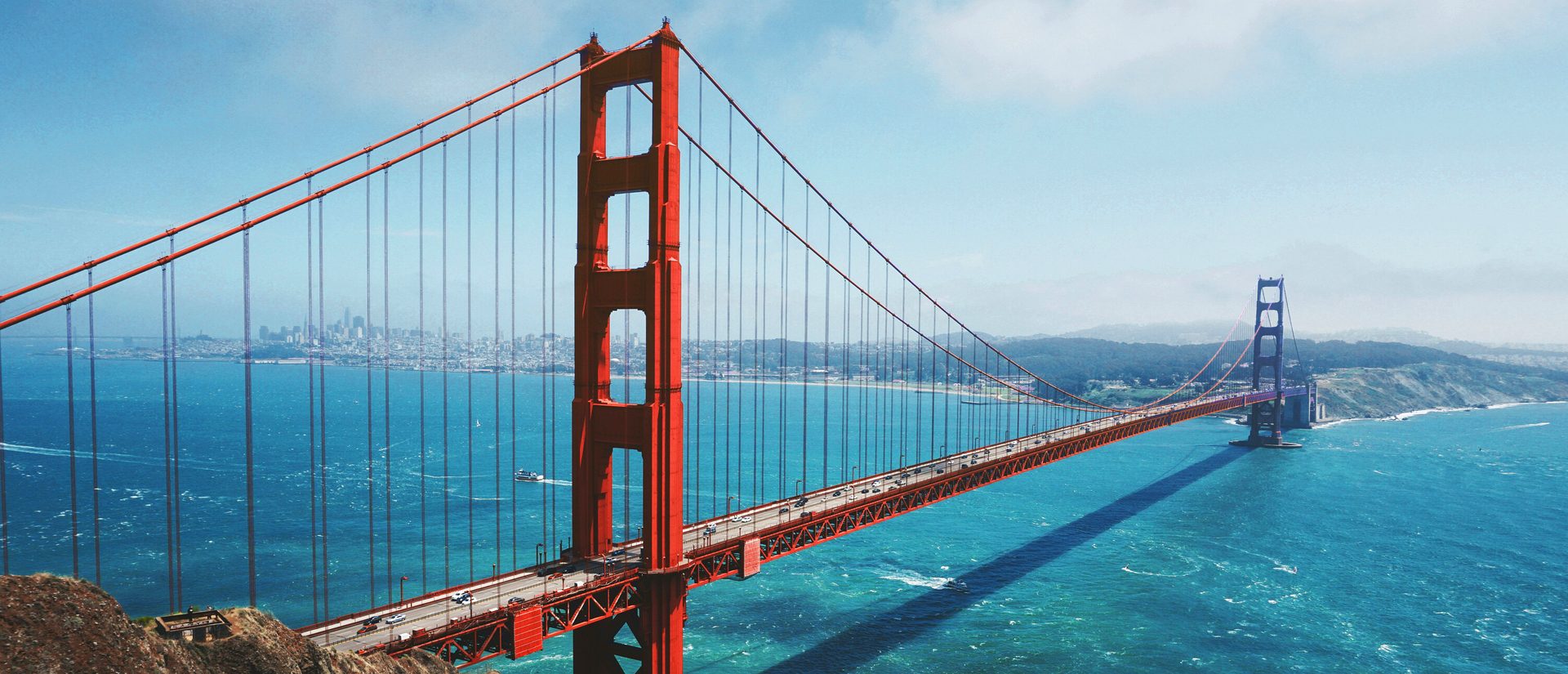 Le Golden Gate et la baie de San Francisco